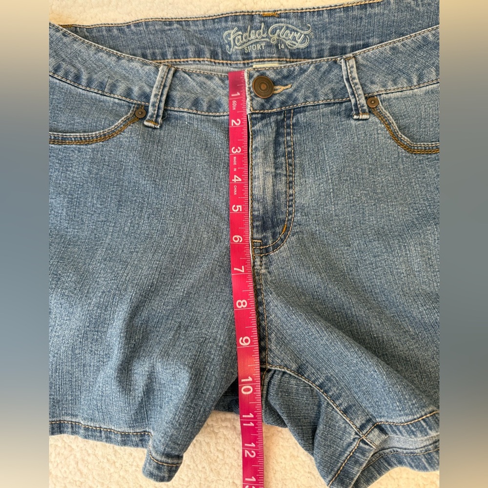 Faded Glory denim shorts 14 - Picture 5 of 8